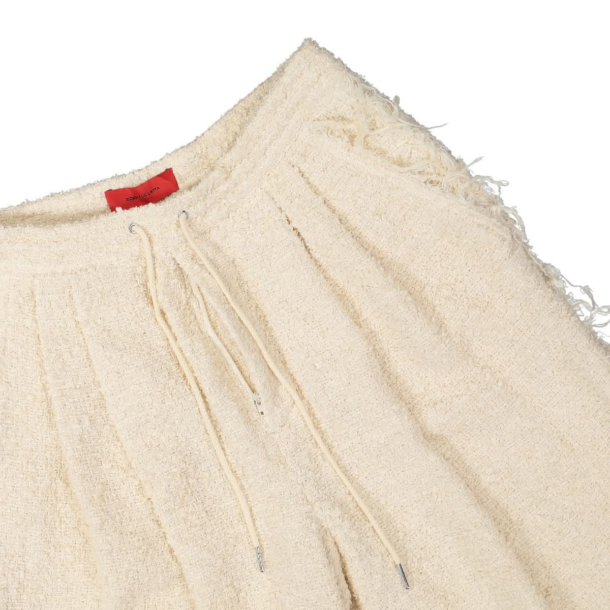 Eckhaus Latta Boucle Trouser Beige Detail view 4 | Gate