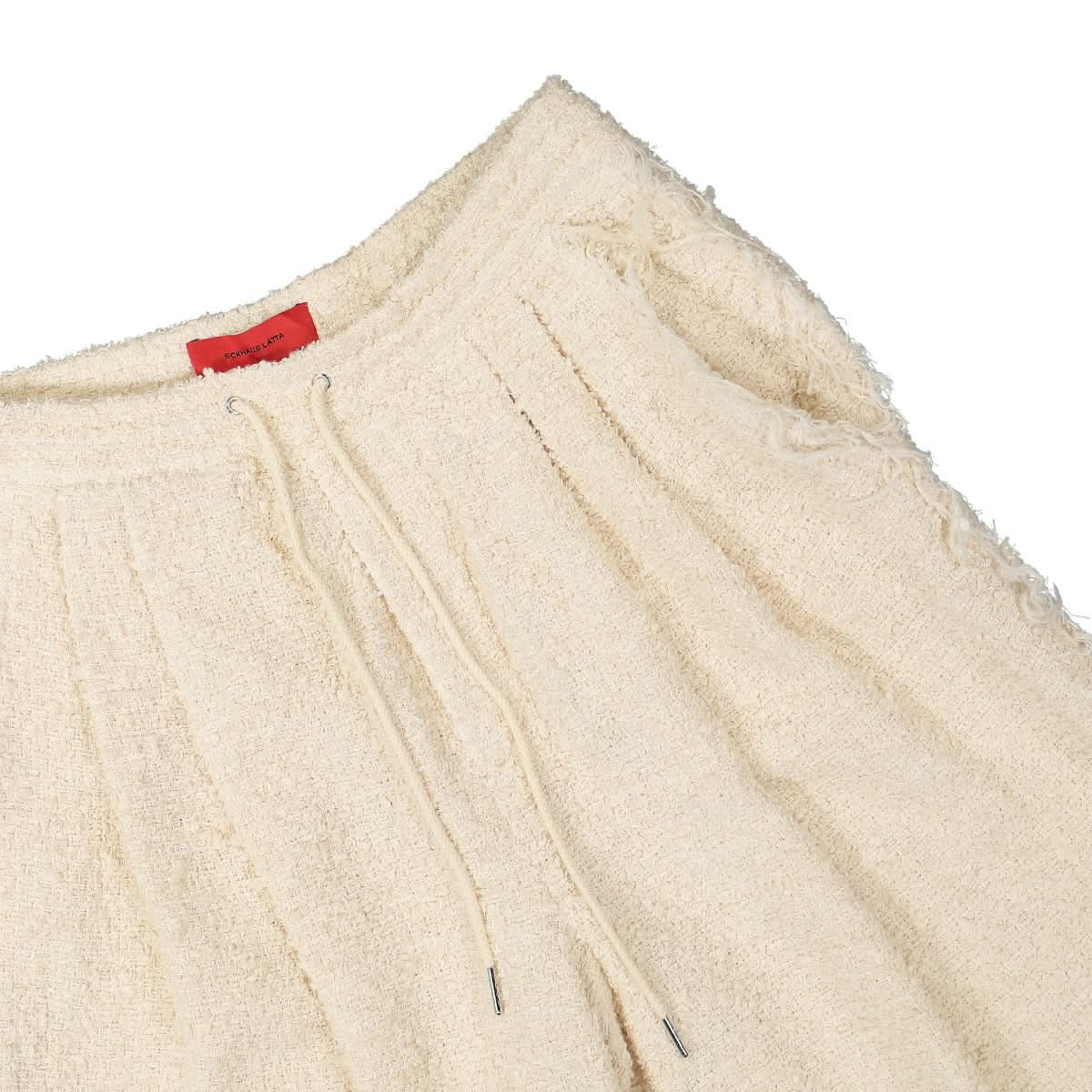 Eckhaus Latta Boucle Trouser Beige Detail view 5 | Gate