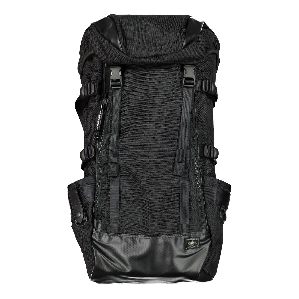 Porter-Yoshida & Co. Heat Ruck Sack Black Detail view 1 | Gate