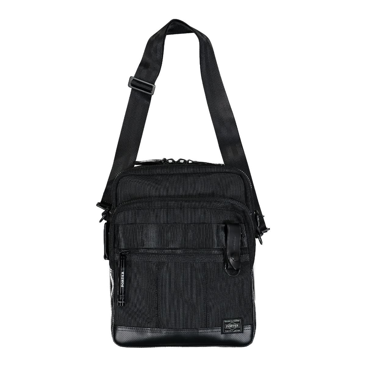 Porter-Yoshida & Co. Heat Shoulder Bag Black Detail view 1 | Gate