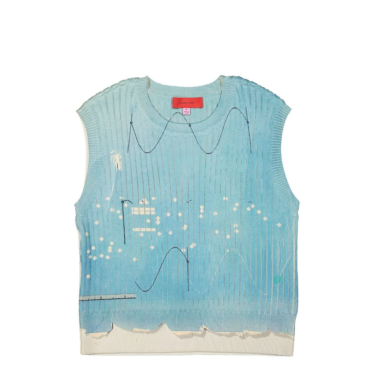 Eckhaus Latta Ribboned Vest Multicolor Detail view 1 | Gate