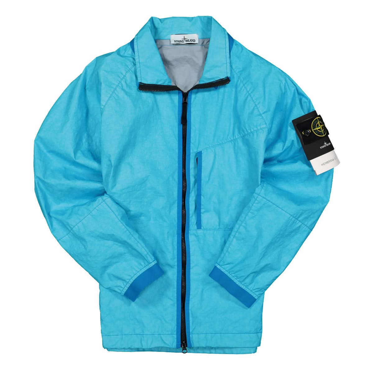 Stone Island Jacket Blue Detail view 1 | Gate