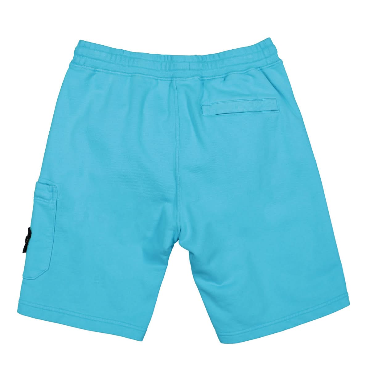 Stone Island Fleece Shorts Blue Detail view 2 | Gate