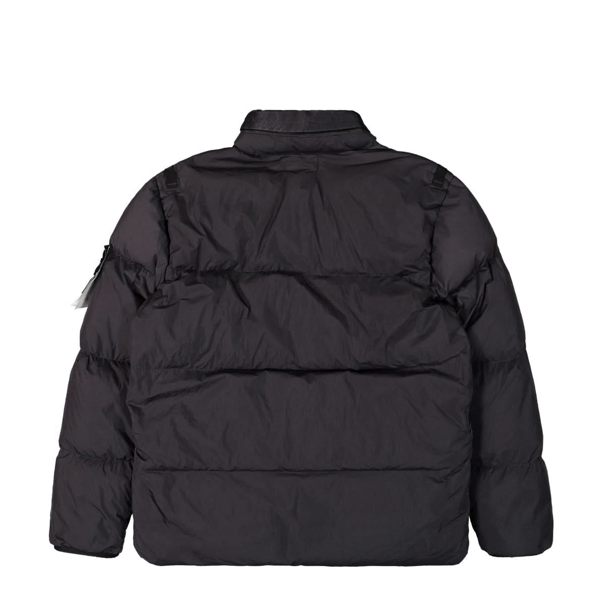 Stone Island Garment Dyed Crinkle Down Jacket Detail view 2 | Gate