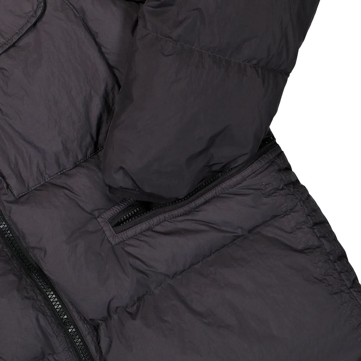 Stone Island Garment Dyed Crinkle Down Jacket Detail view 4 | Gate