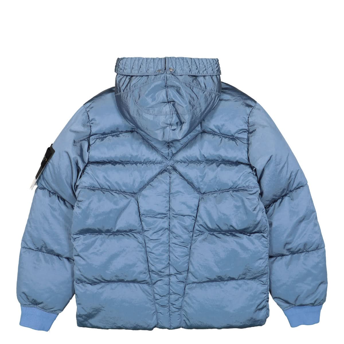 Stone Island Real Down Jacket Blue Detail view 2 | Gate