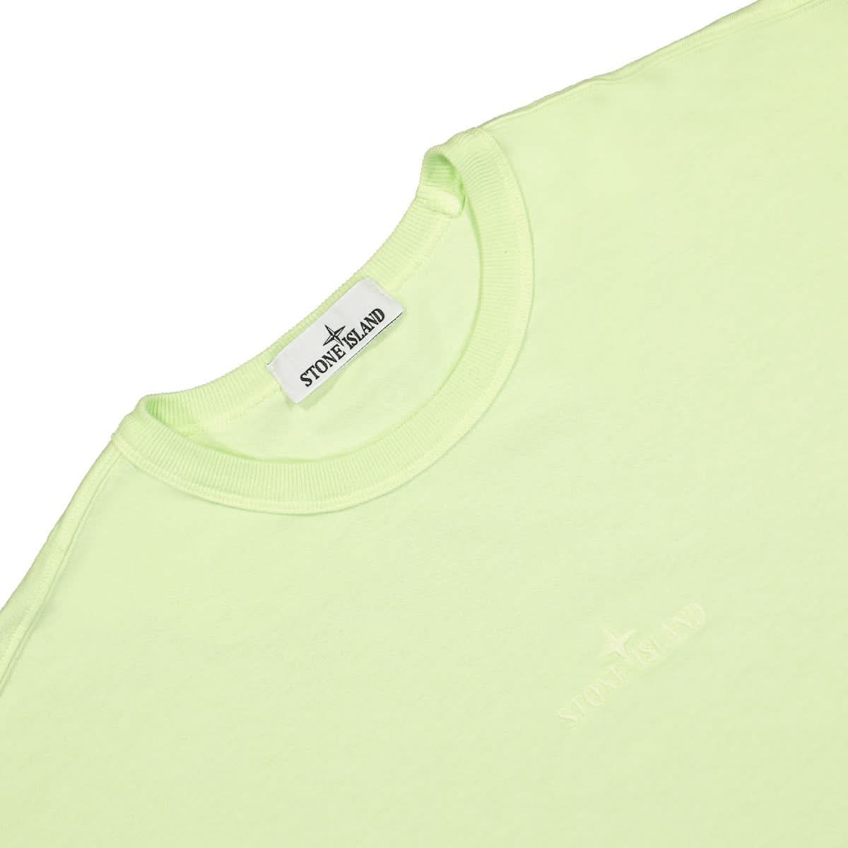 Stone Island Short Sleeve T-Shirt Green Detail view 3 | Gate