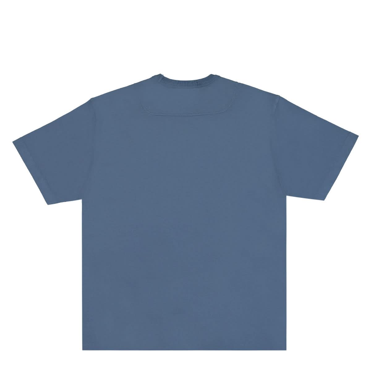 Stone Island Short Sleeve T-Shirt Blue Detail view 2 | Gate