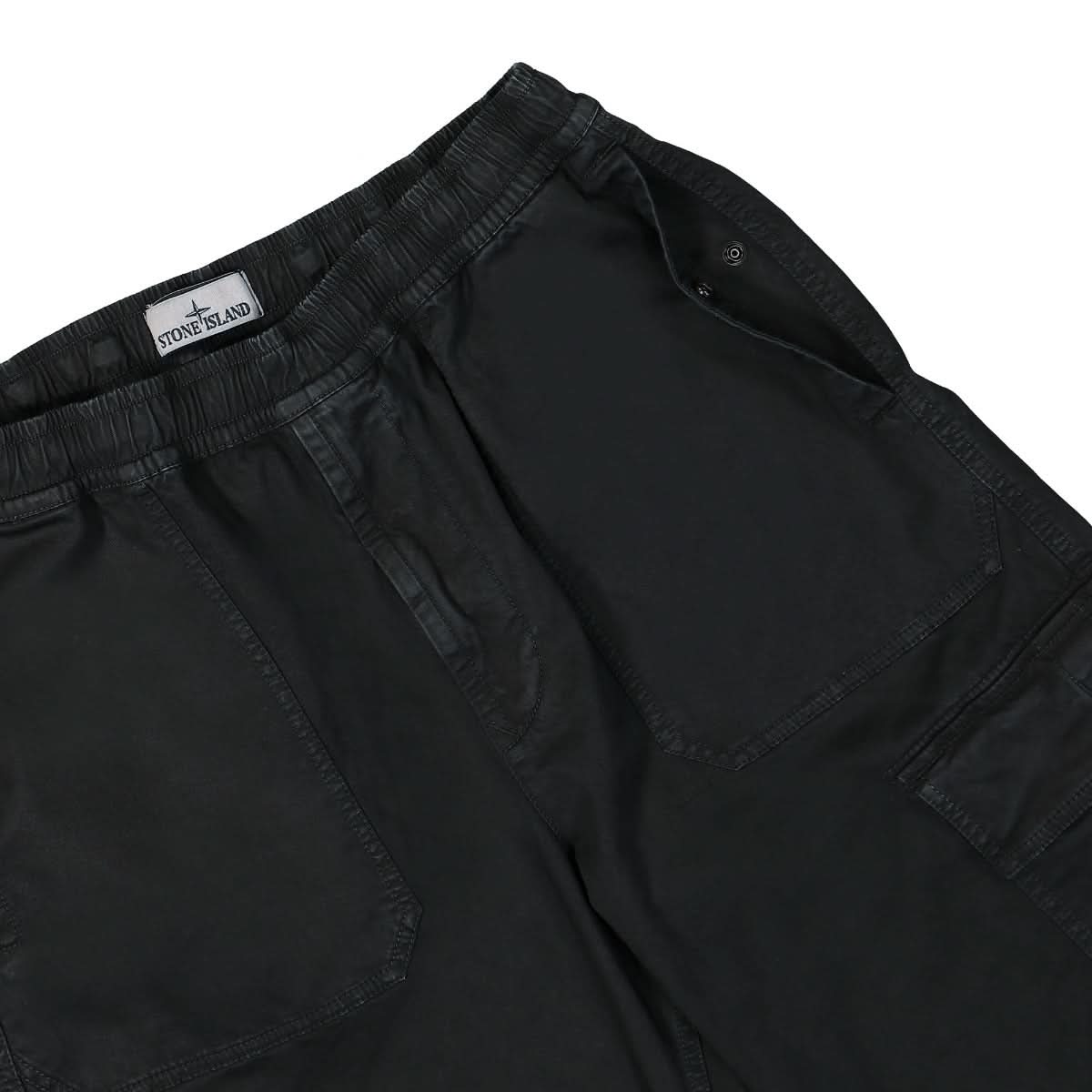 Stone Island Cargo Pants Black Detail view 5 | Gate