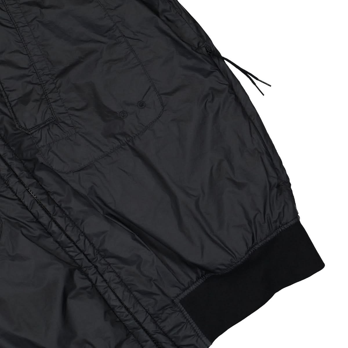 Stone Island Garment Dyed Packable Bomber Jacket Black Detail view 5 | Gate