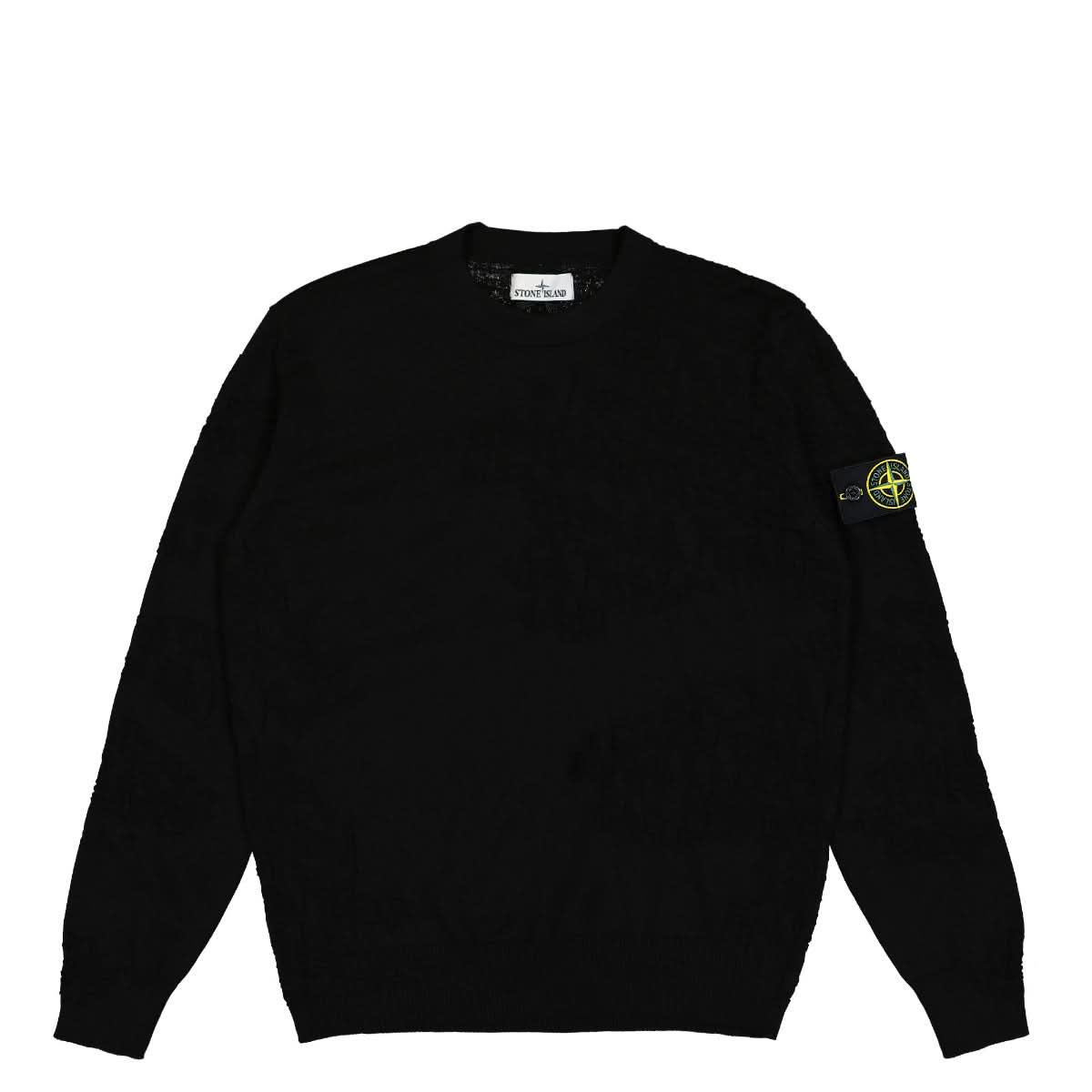 Stone Island Crewneck Knit Black Detail view 1 | Gate