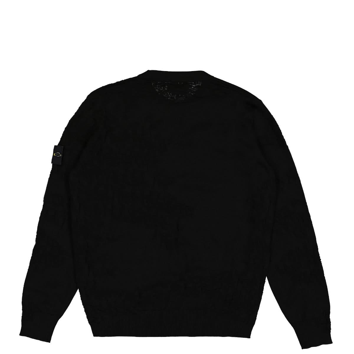 Stone Island Crewneck Knit Black Detail view 2 | Gate