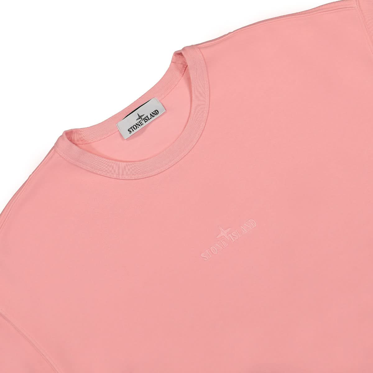 Stone Island Crewneck Sweatshirt Pink Detail view 3 | Gate