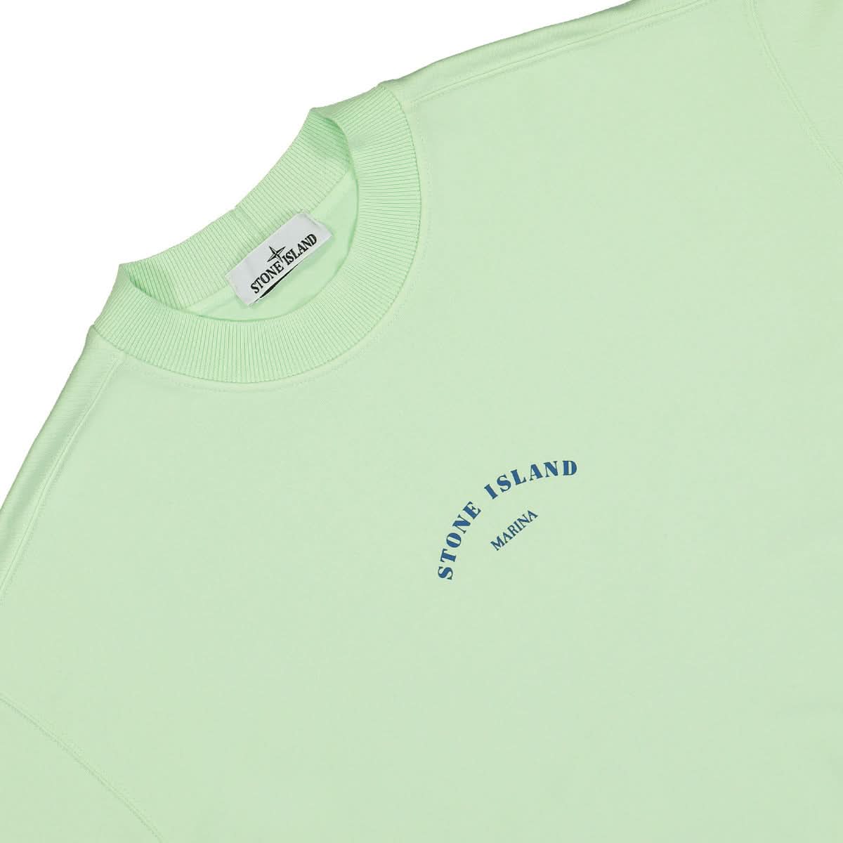 Stone Island Crewneck Sweatshirt Green Detail view 3 | Gate