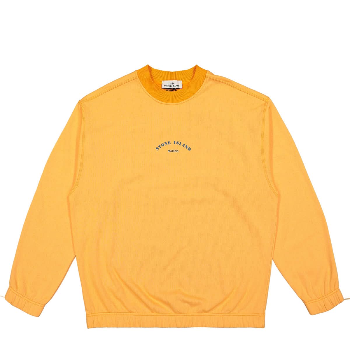 Stone Island Crewneck Sweatshirt Orange Detail view 1 | Gate
