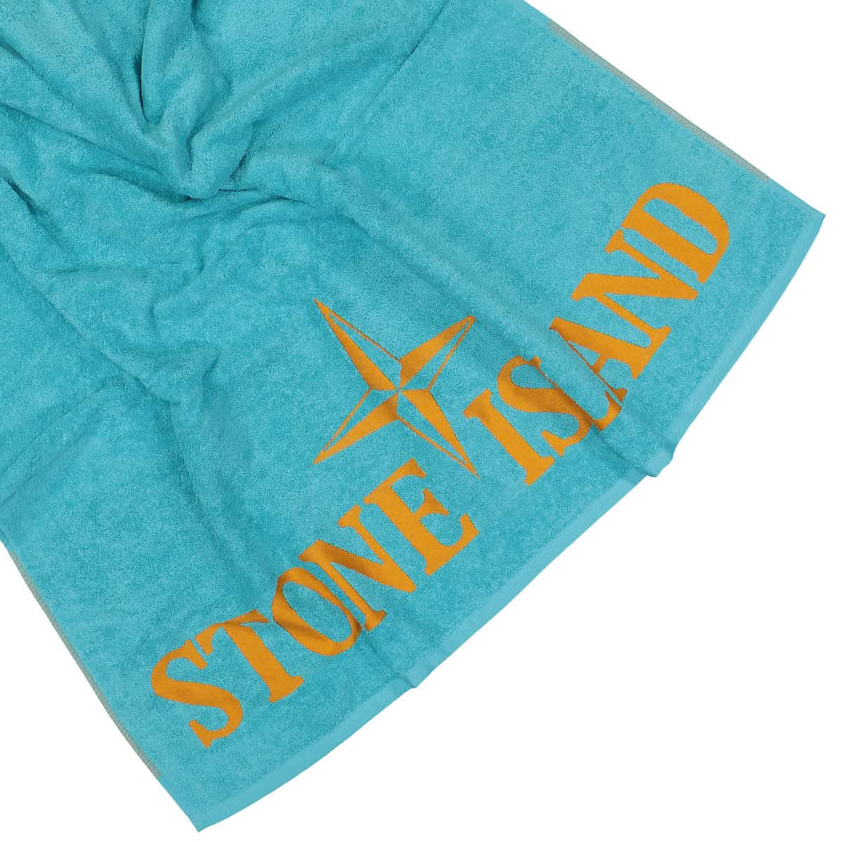 Stone Island Beach Towel Blue,Orange Detail view 5 | Gate