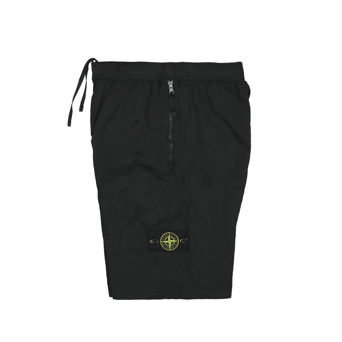 Stone Island Bermuda Comfort Shorts Black Detail view 3 | Gate