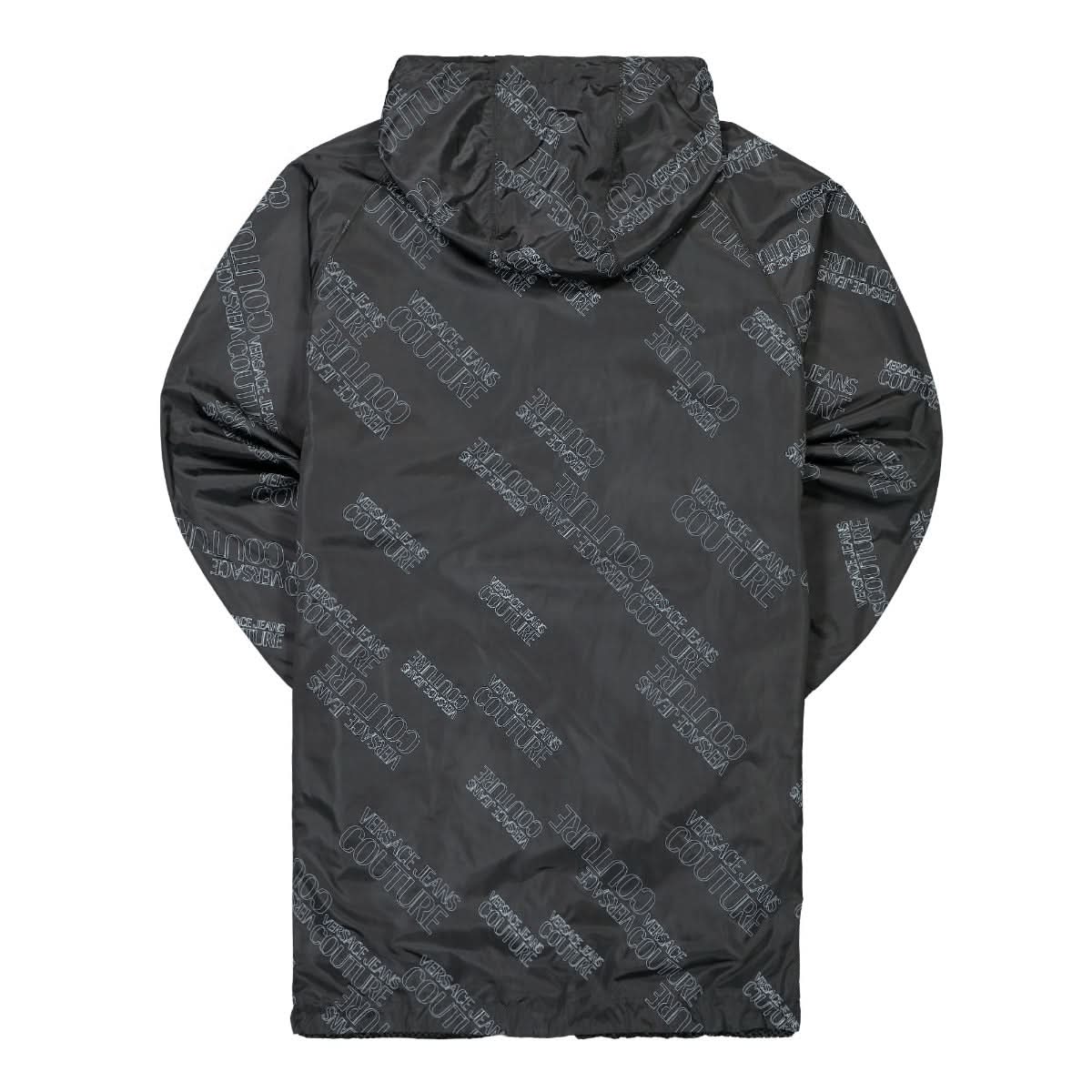 Versace Jeans Couture Reversible Print Logo Jacket Black Detail view 3 | Gate
