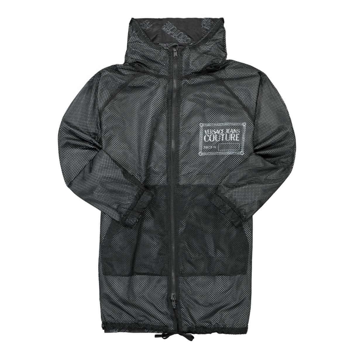 Versace Jeans Couture Reversible Print Logo Jacket Black Detail view 2 | Gate