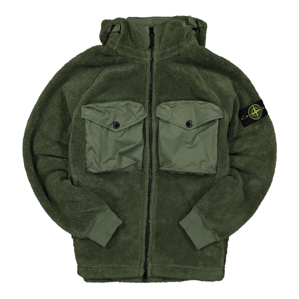 Stone Island Sweat-Shirt Olive Detail view 1 | Gate