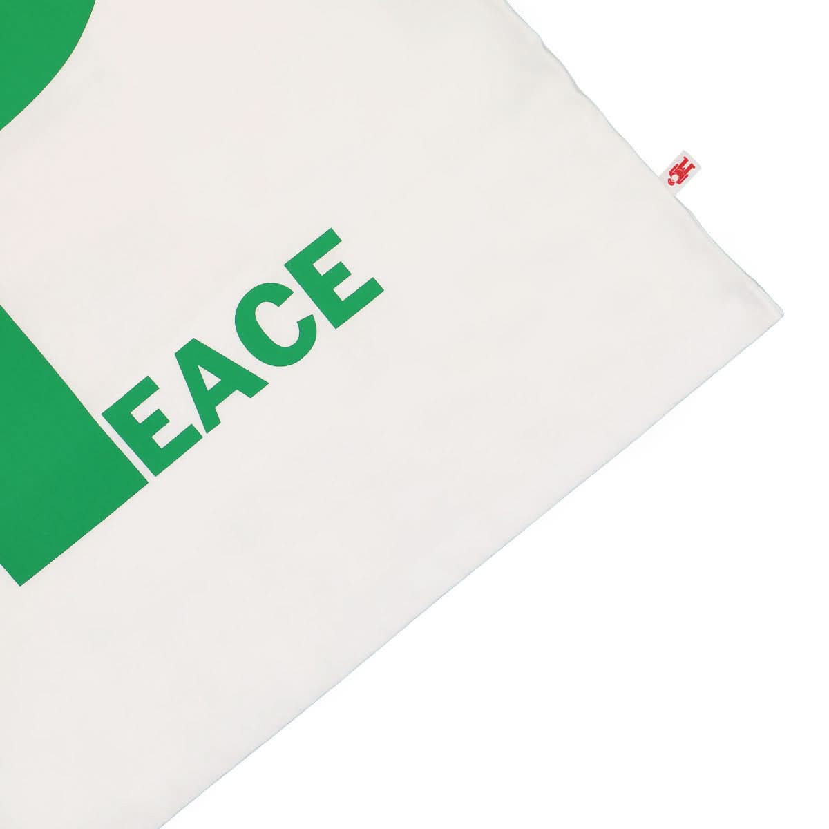 Walter Van Beirendonck PEACE-T Oversized White,Green Detail view 4 | Gate