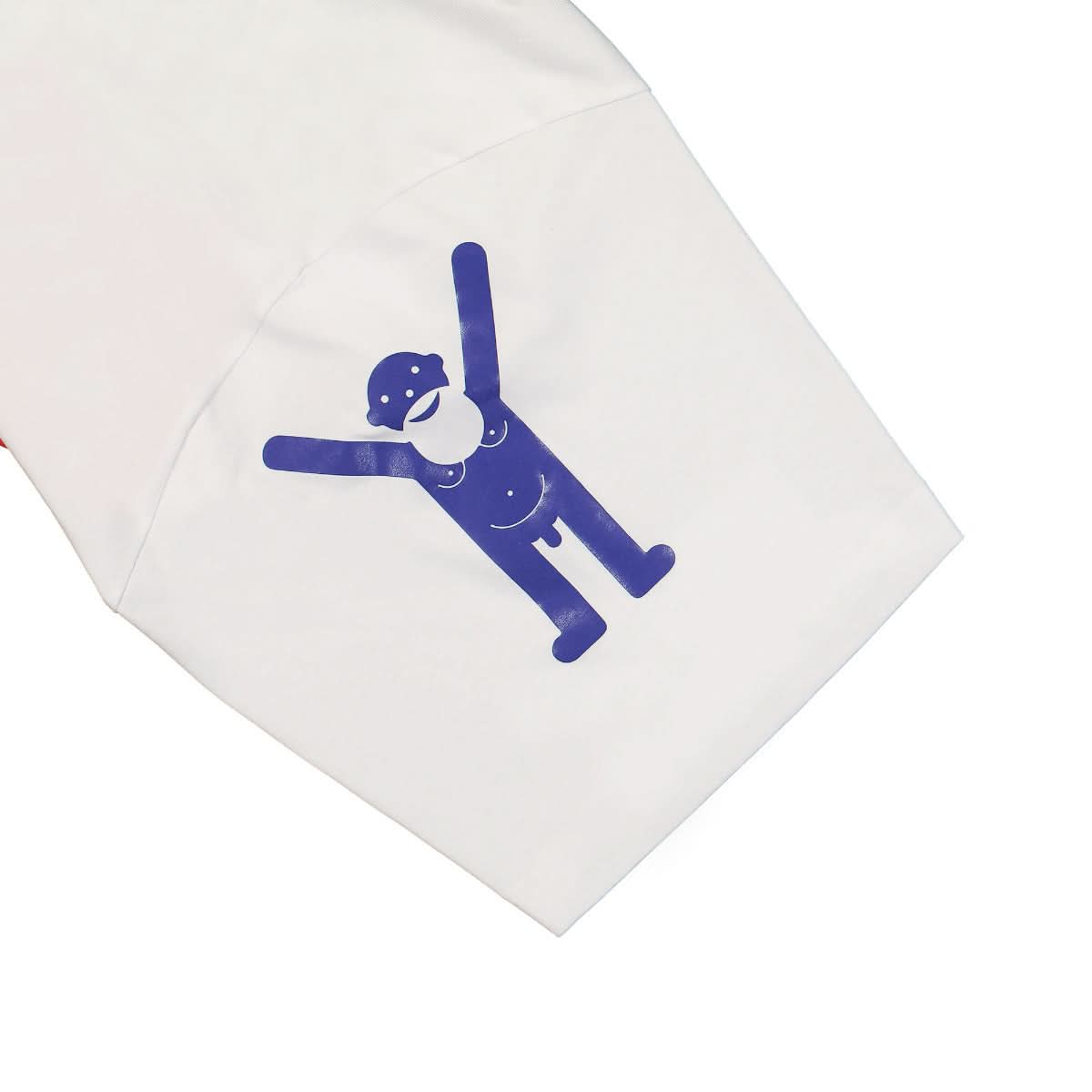 Walter Van Beirendonck PEACE-T Oversized White,Green Detail view 5 | Gate