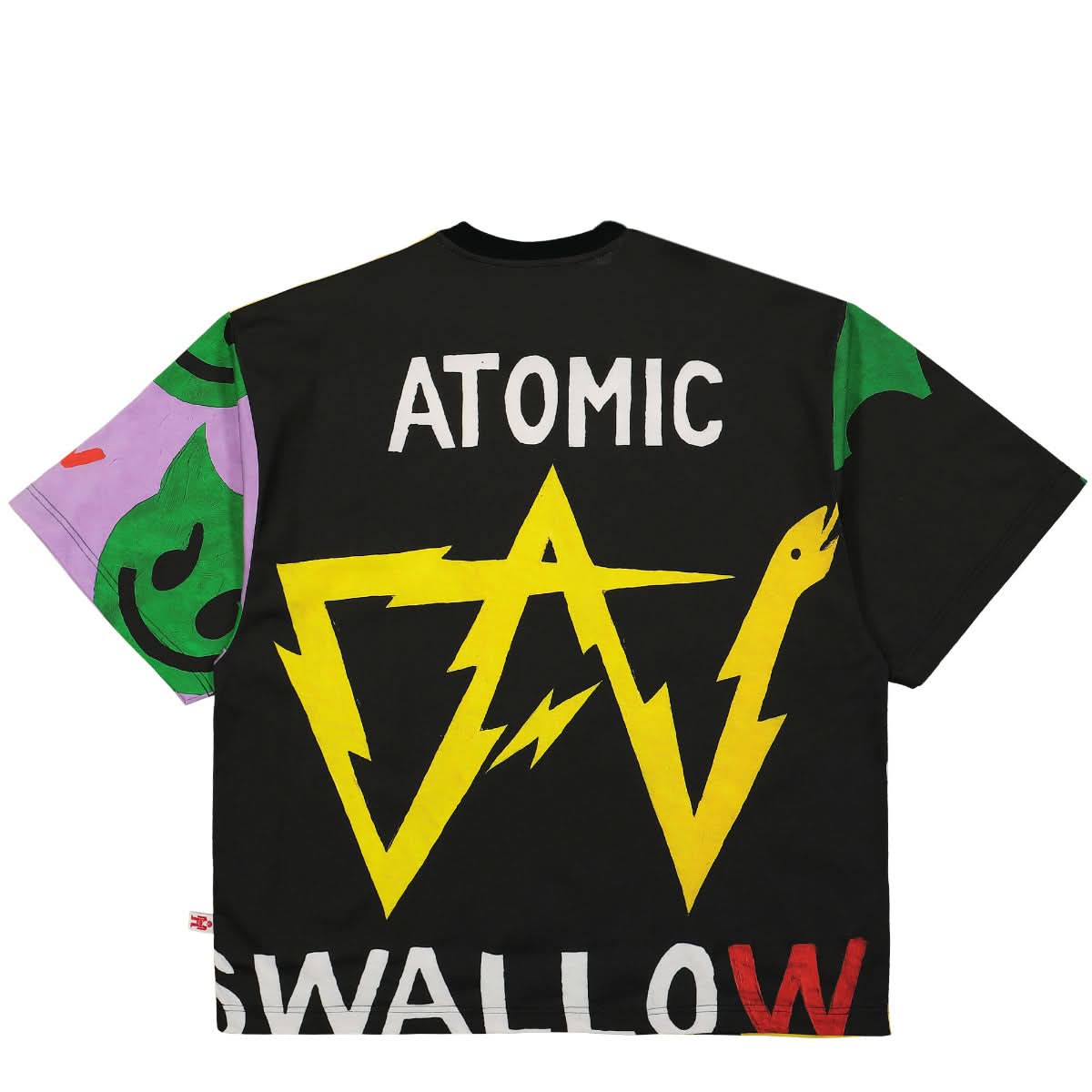 Walter Van Beirendonck Banner-T Oversized Multicolor Detail view 2 | Gate