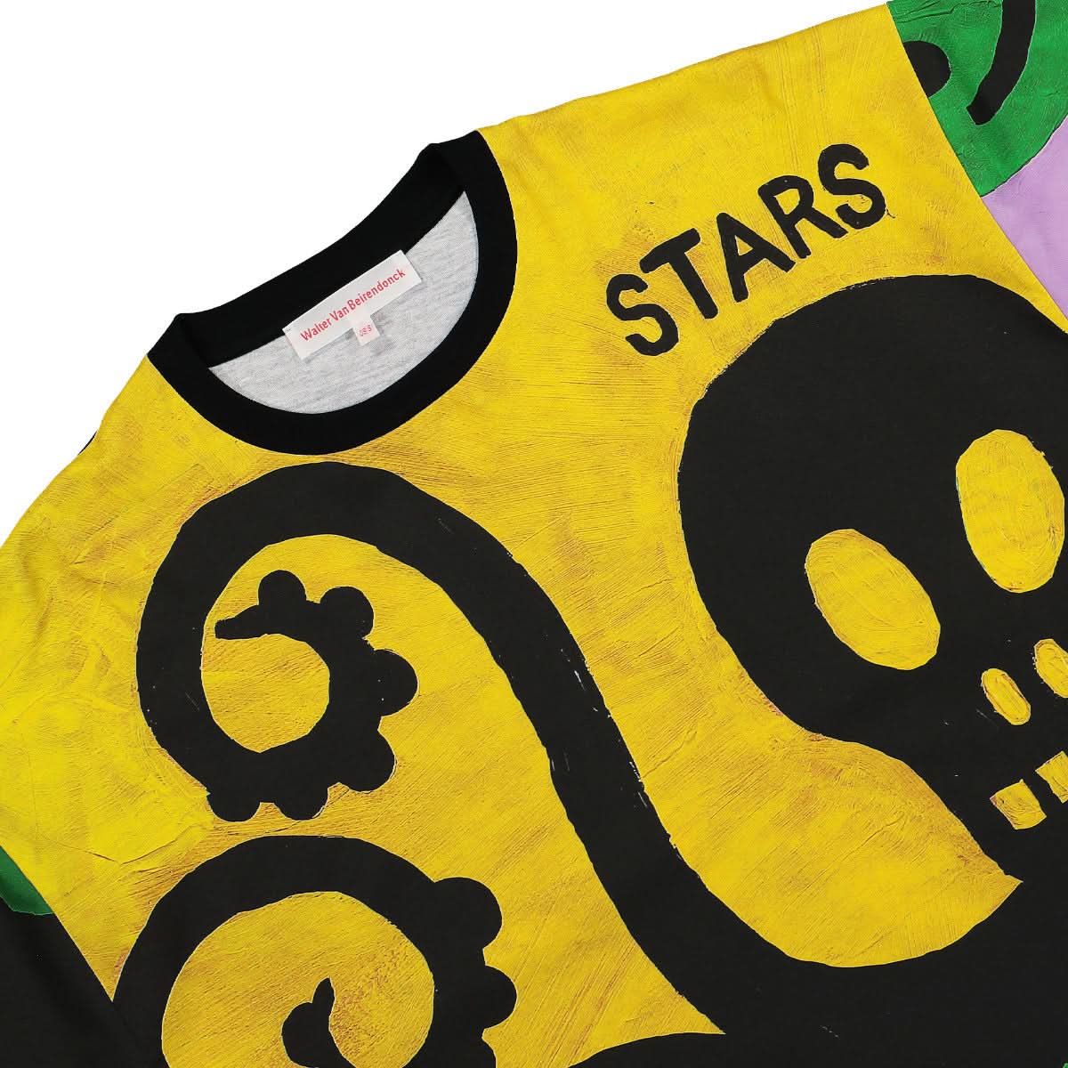 Walter Van Beirendonck Banner-T Oversized Multicolor Detail view 3 | Gate