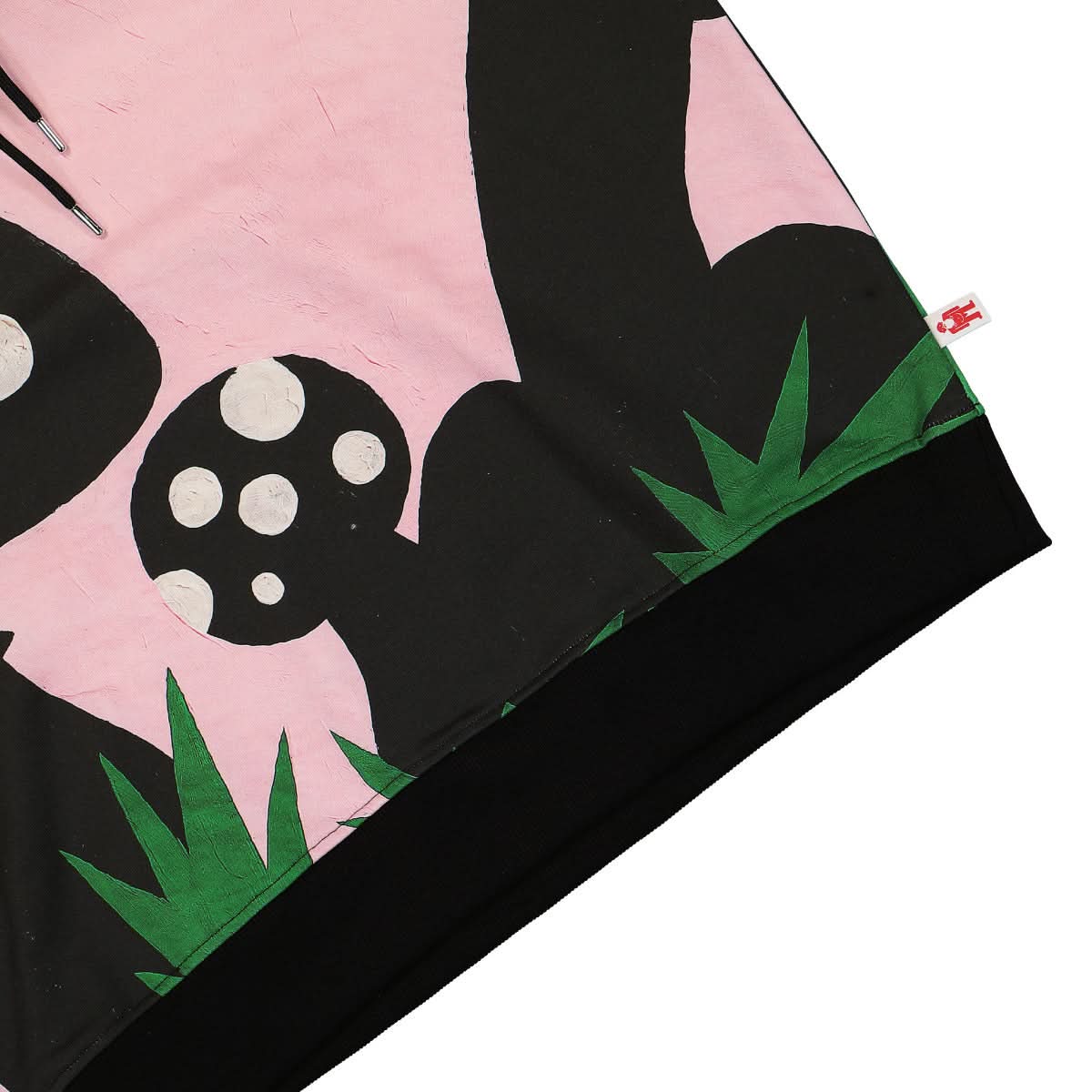 Walter Van Beirendonck Banner Hoody Oversized Multicolor Detail view 4 | Gate