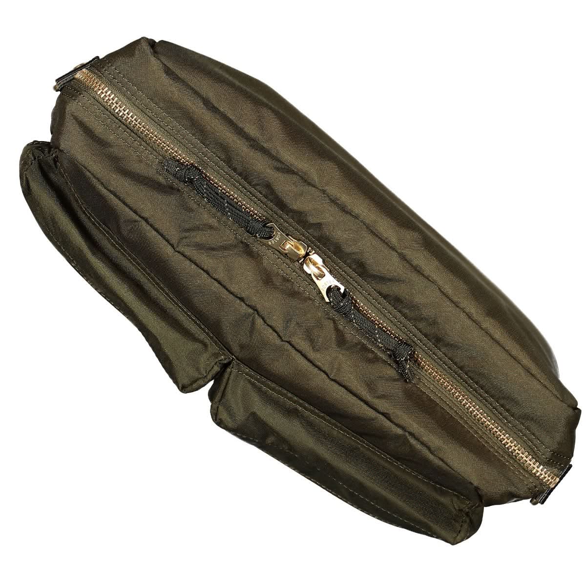 Porter-Yoshida & Co. Force Shoulder Bag S Olive Detail view 5 | Gate