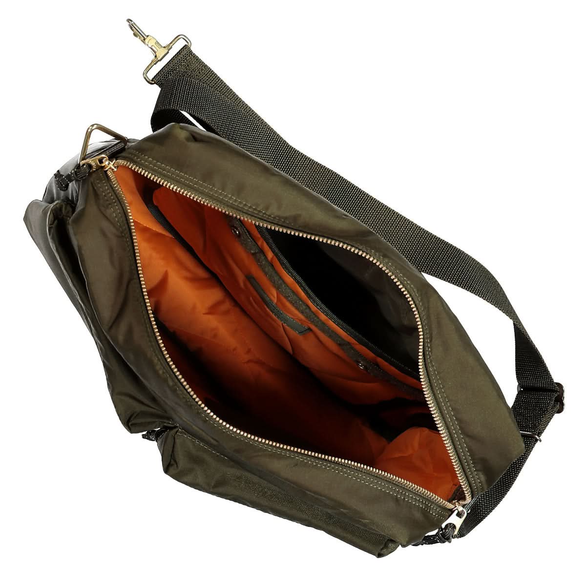 Porter-Yoshida & Co. Force Shoulder Bag Olive Drab Detail view 4 | Gate