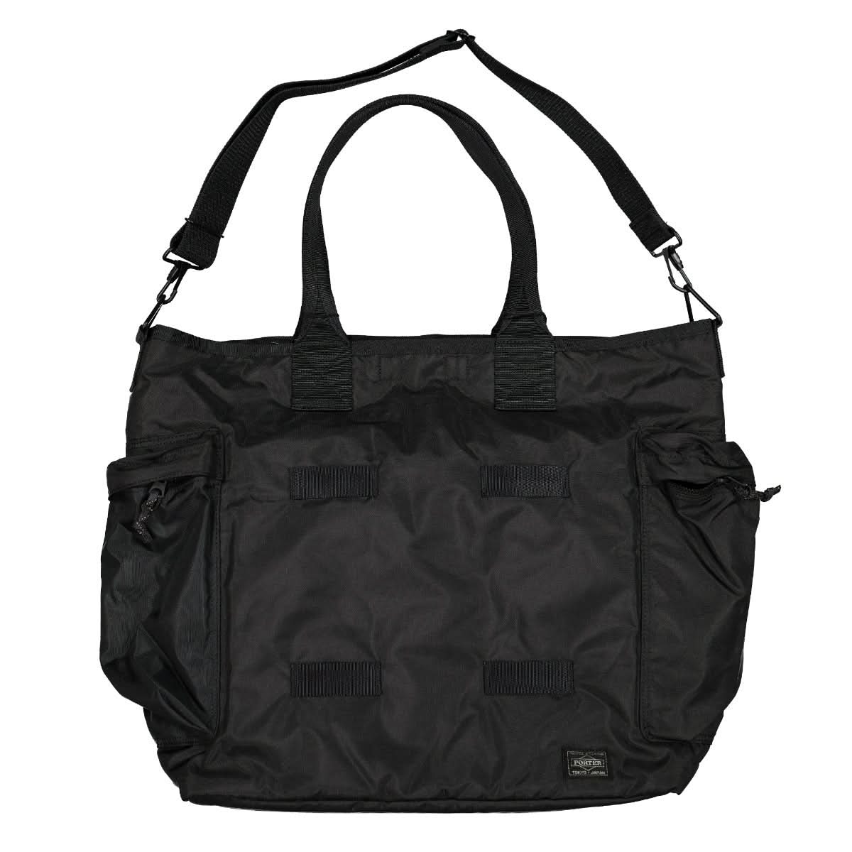 Porter-Yoshida & Co. Force 2Way Tote Bag Black Detail view 3 | Gate