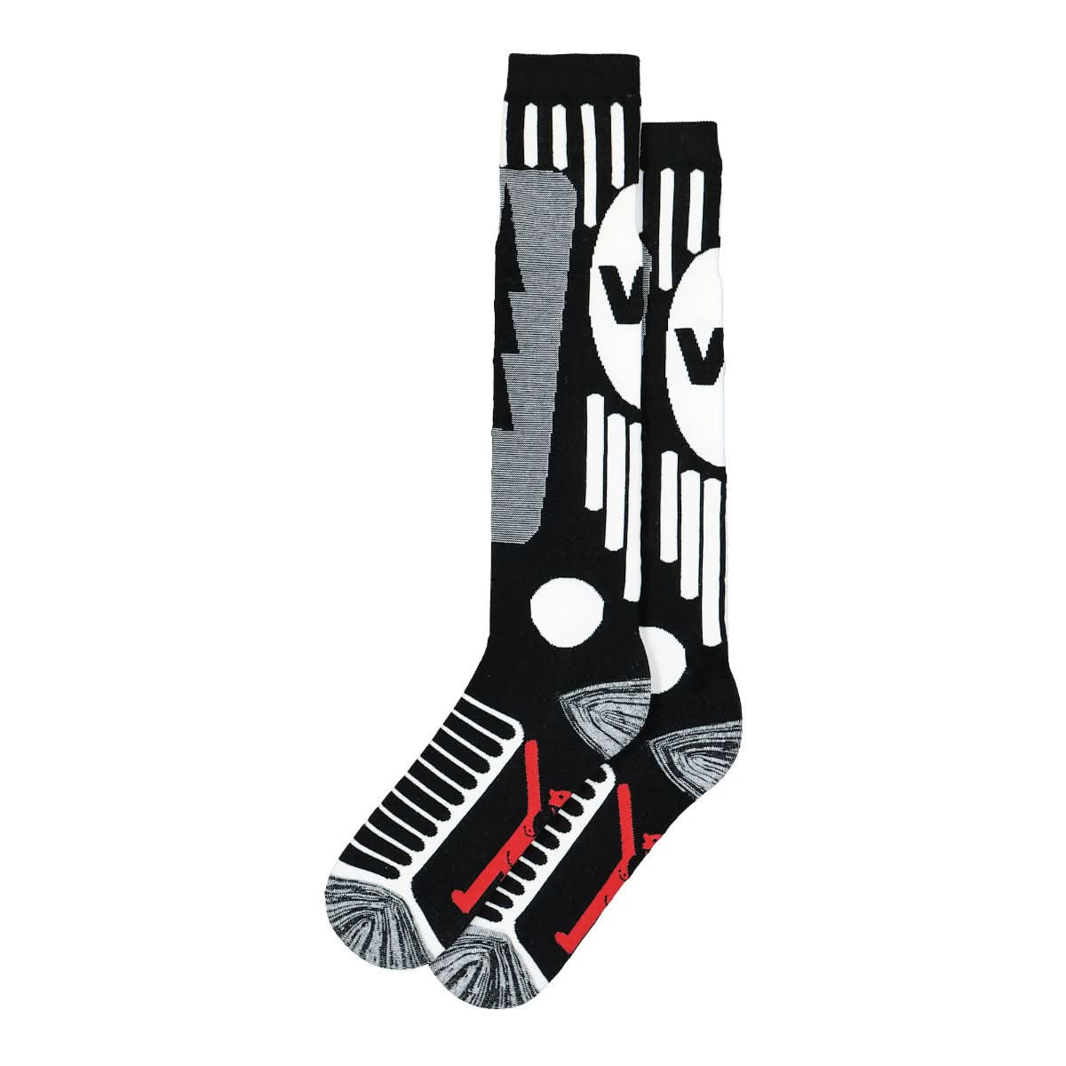 Walter Van Beirendonck W-Socks Black,White,Red Detail view 1 | Gate