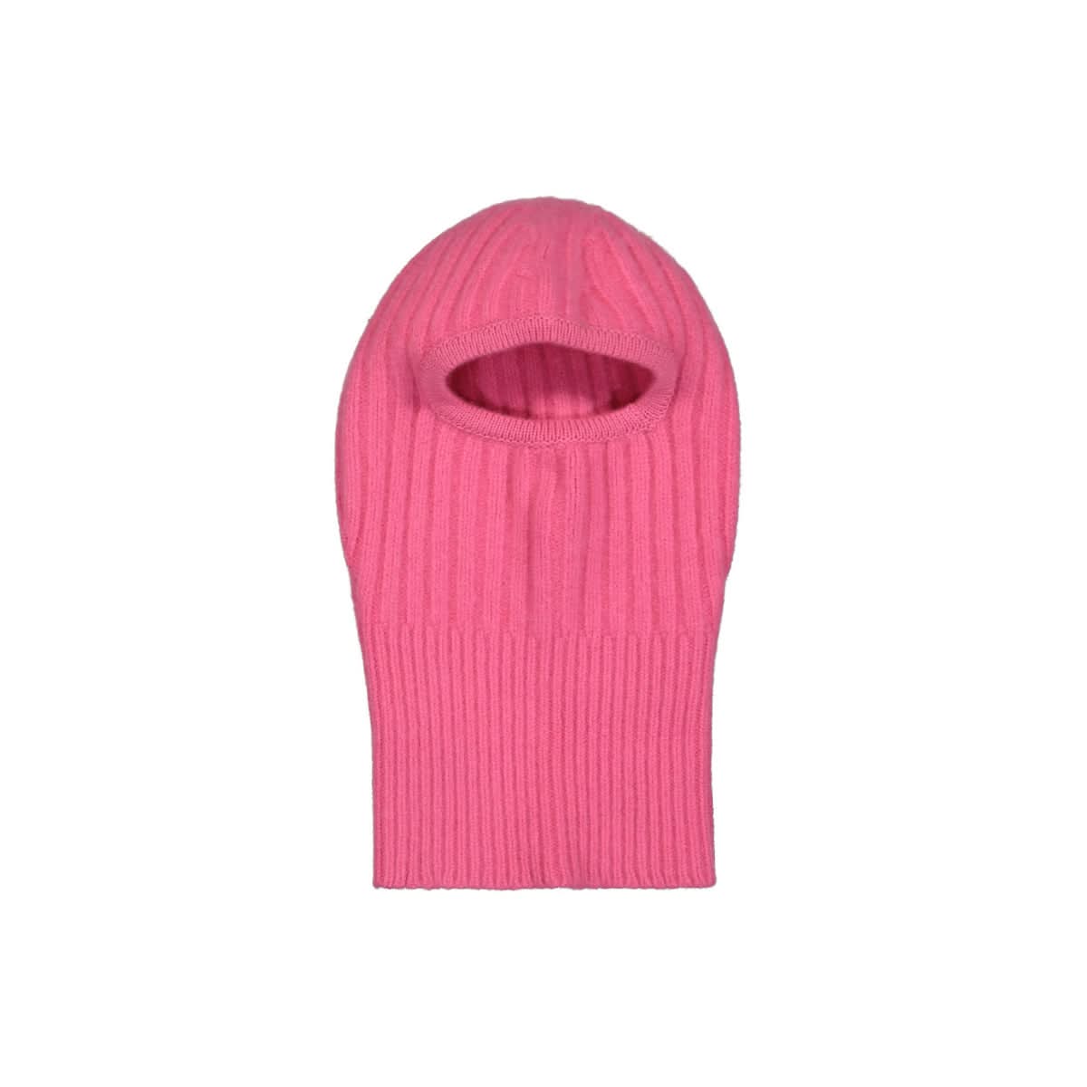 Walter Van Beirendonck Knitted Balaclava Pink Detail view 1 | Gate