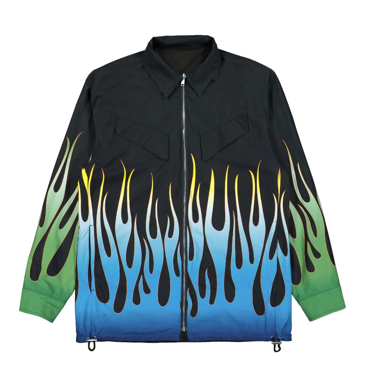 KENZO Reversible Coach Jacket Black Detail view 1 | Gate