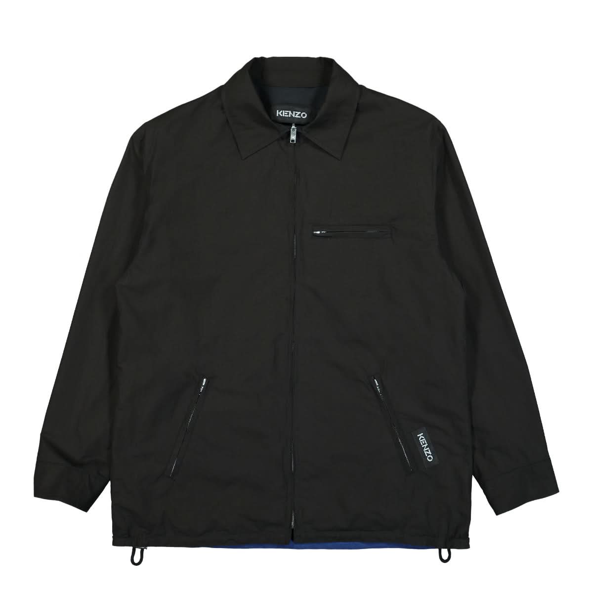 KENZO Reversible Coach Jacket Black Detail view 1 | Gate