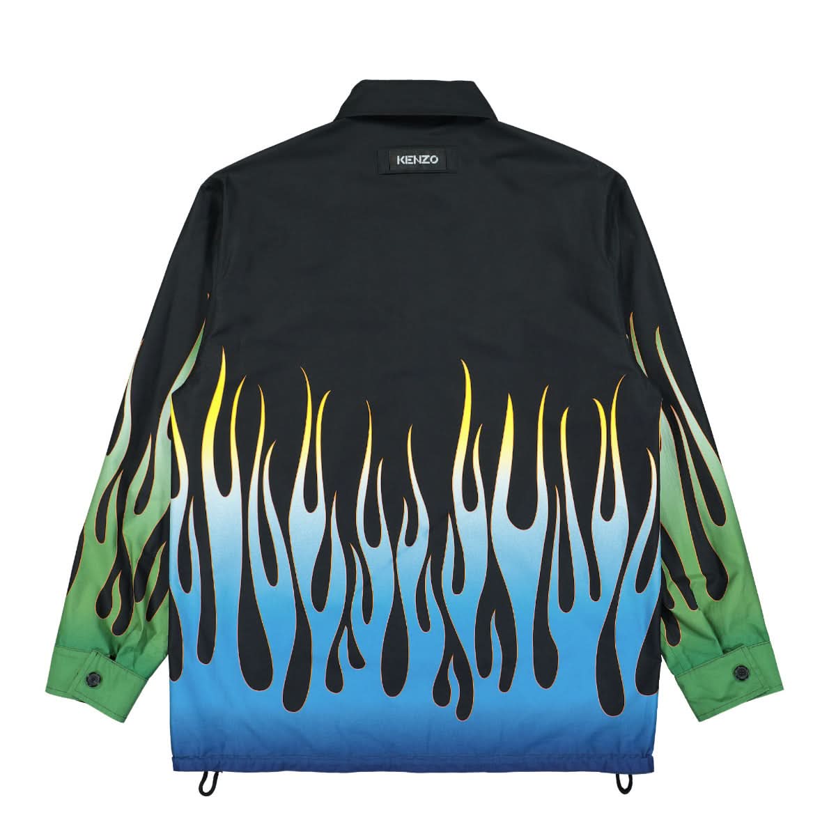 KENZO Reversible Coach Jacket Black Detail view 3 | Gate