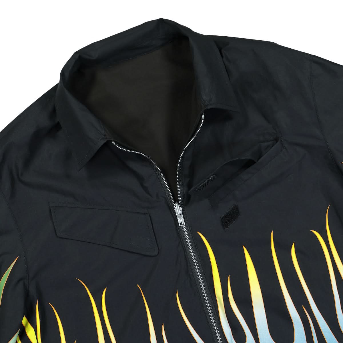 KENZO Reversible Coach Jacket Black Detail view 5 | Gate