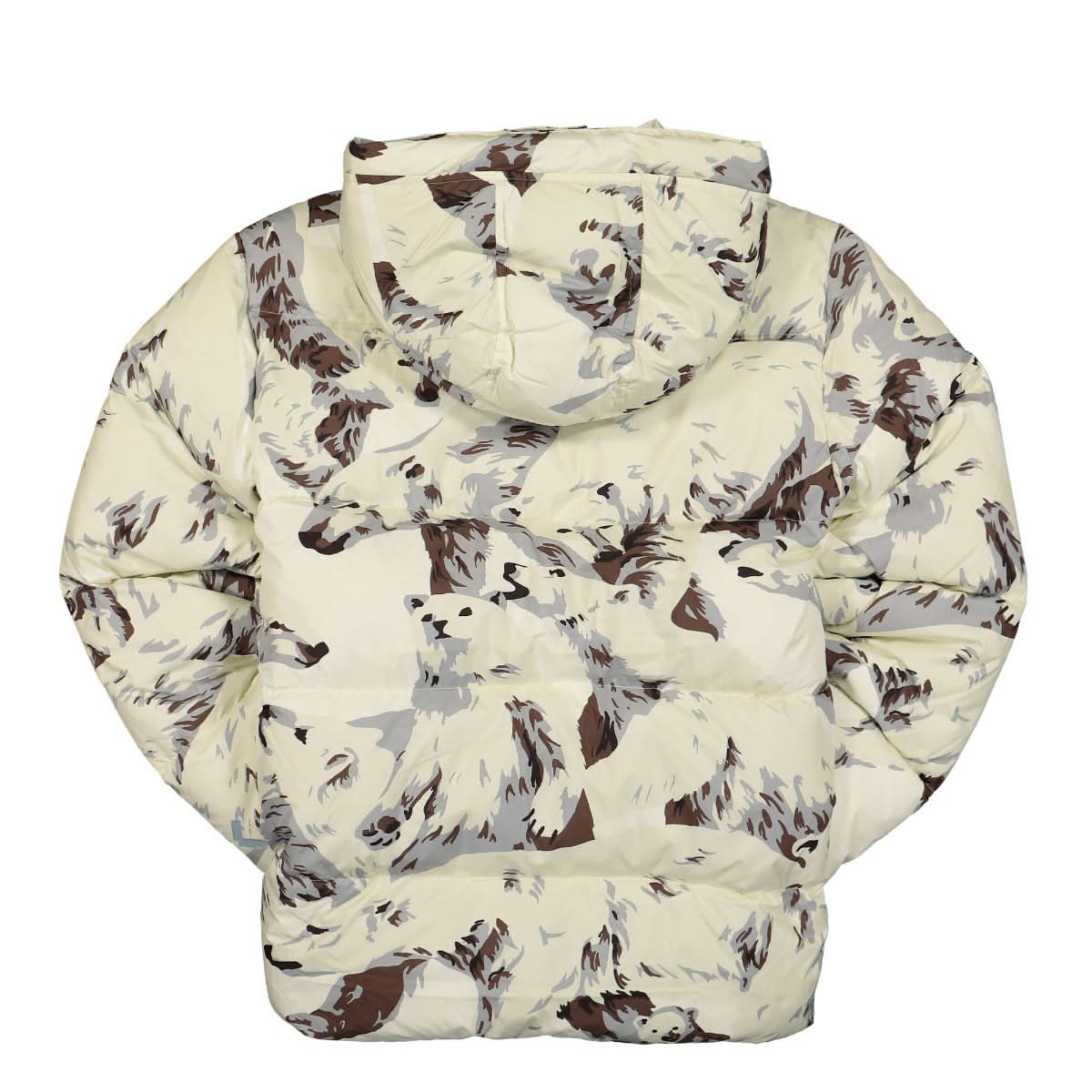 KENZO Polar Bear Down Jacket Beige Detail view 2 | Gate
