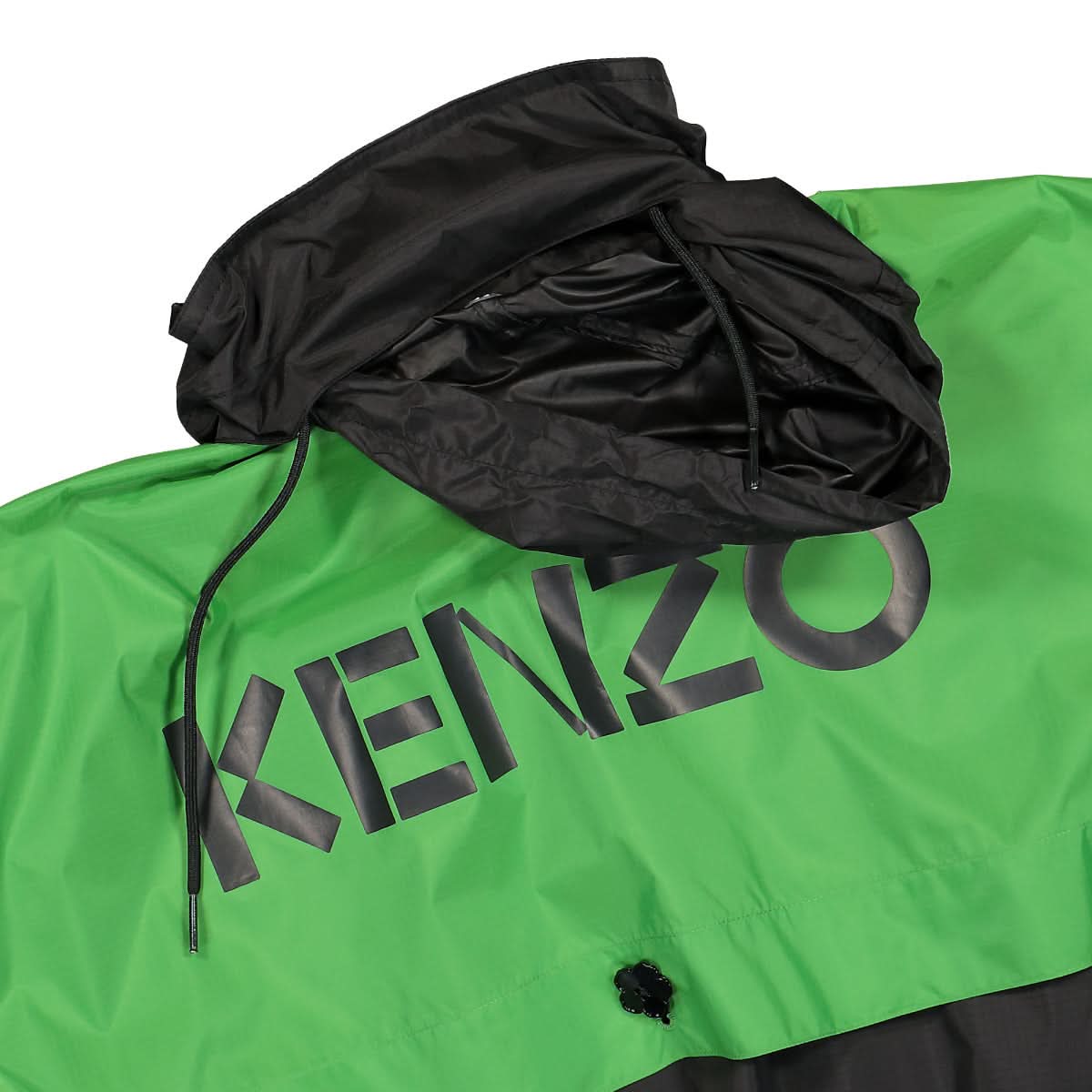 KENZO Color Blocking Windbreaker Green Detail view 5 | Gate
