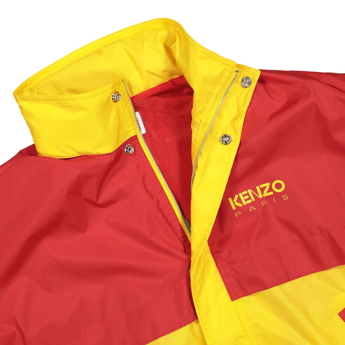 KENZO Windbreaker Yellow,Red Detail view 3 | Gate