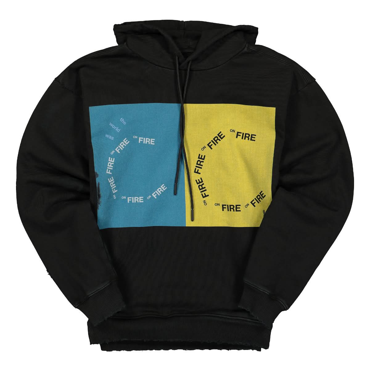 Dust Fire Vintage Hoodie Black Detail view 1 | Gate