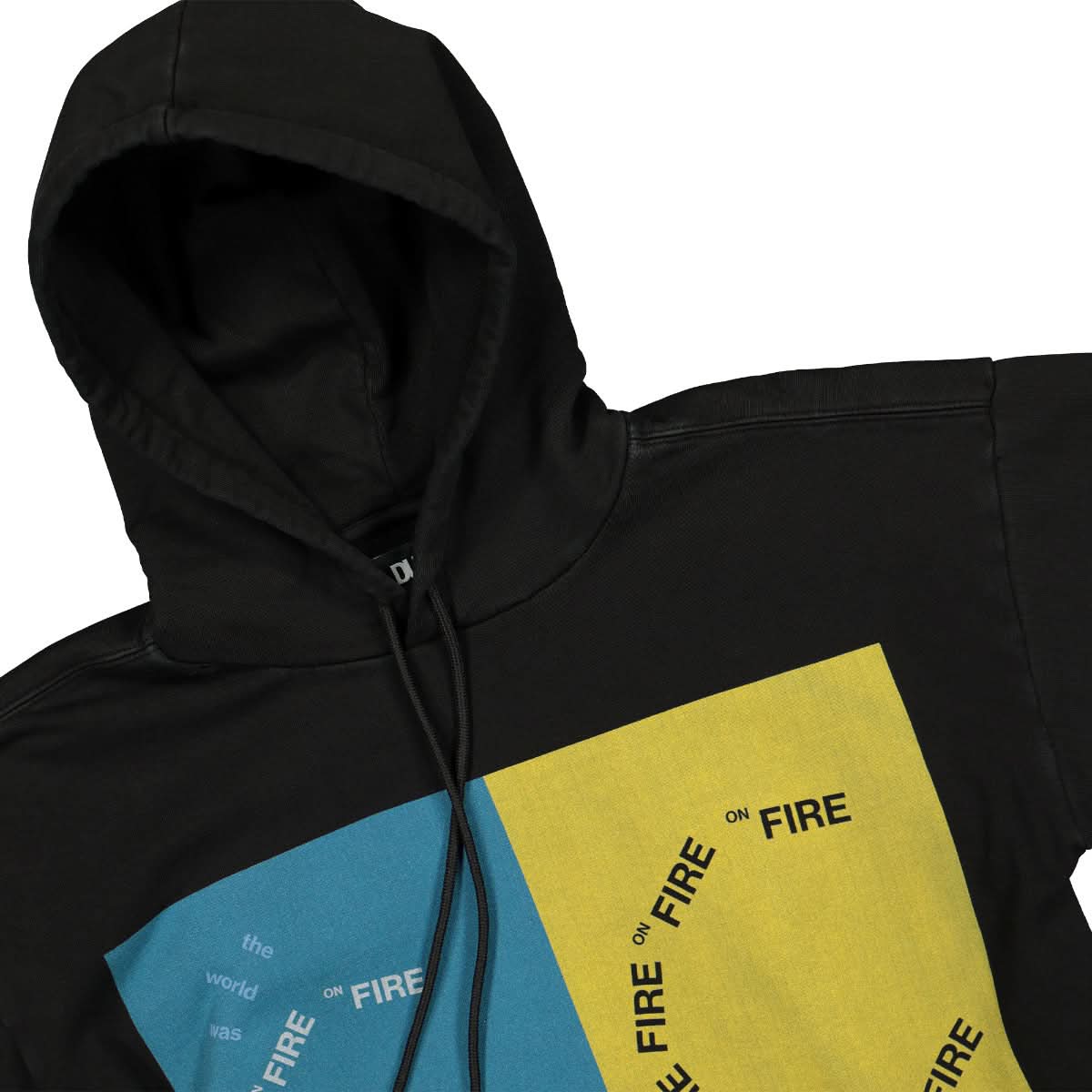 Dust Fire Vintage Hoodie Black Detail view 3 | Gate