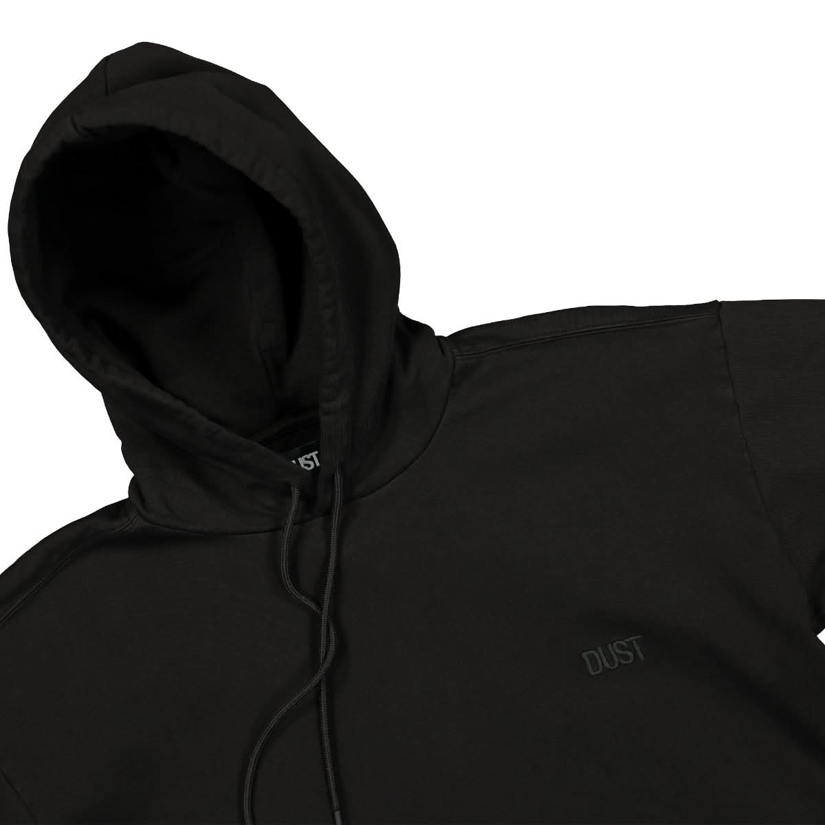 Dust One Neg Hoodie Black Detail view 3 | Gate