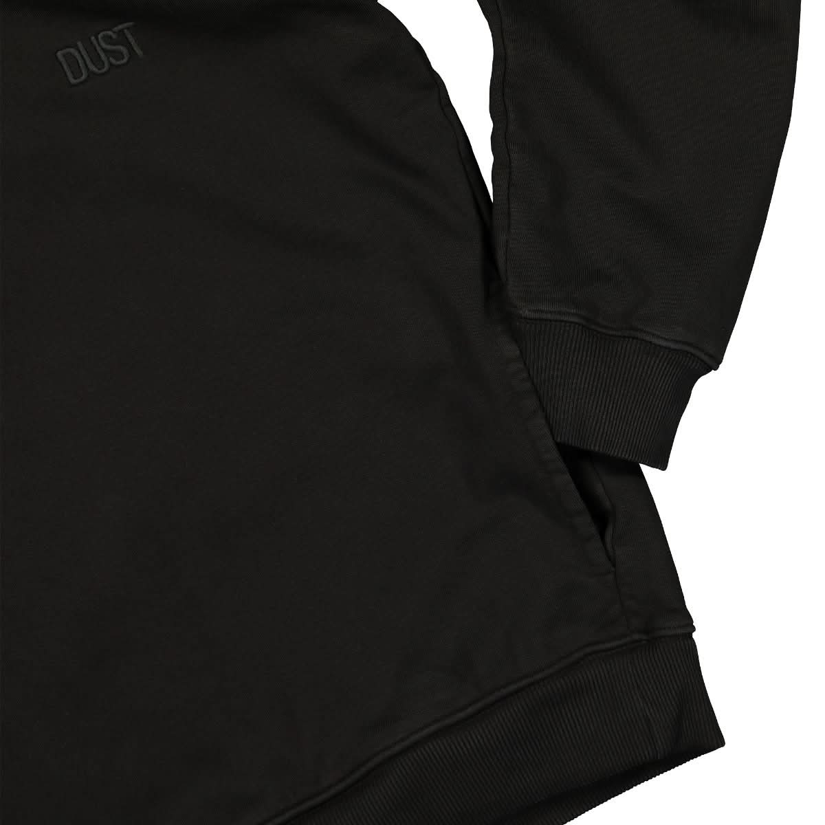 Dust One Neg Hoodie Black Detail view 4 | Gate