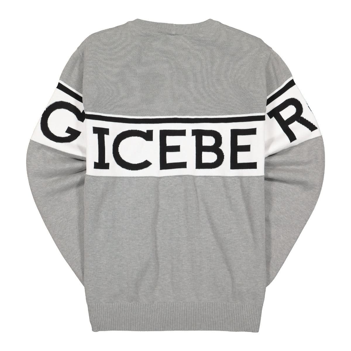 Iceberg Knitwear Sweater Grey Detail view 2 | Gate