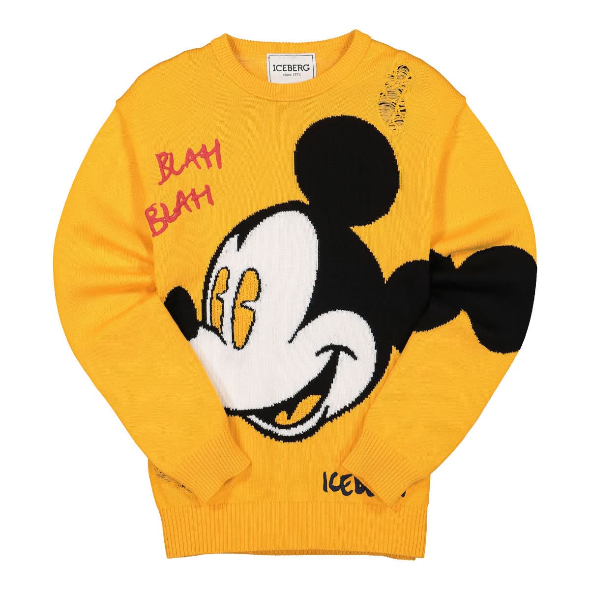 Iceberg Knitwear Sweater Yellow Detail view 1 | Gate