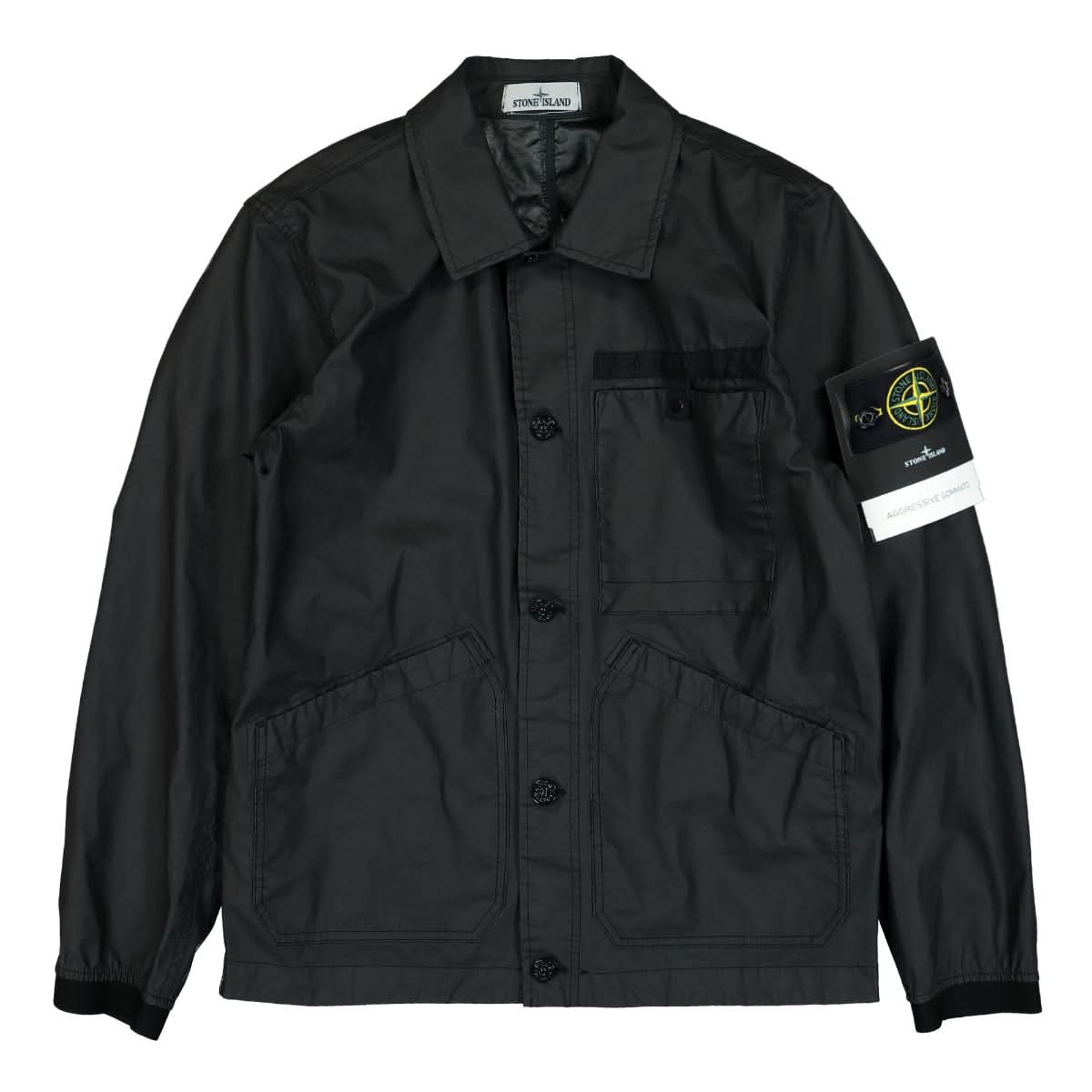 Stone Island Jacket Black Detail view 1 | Gate