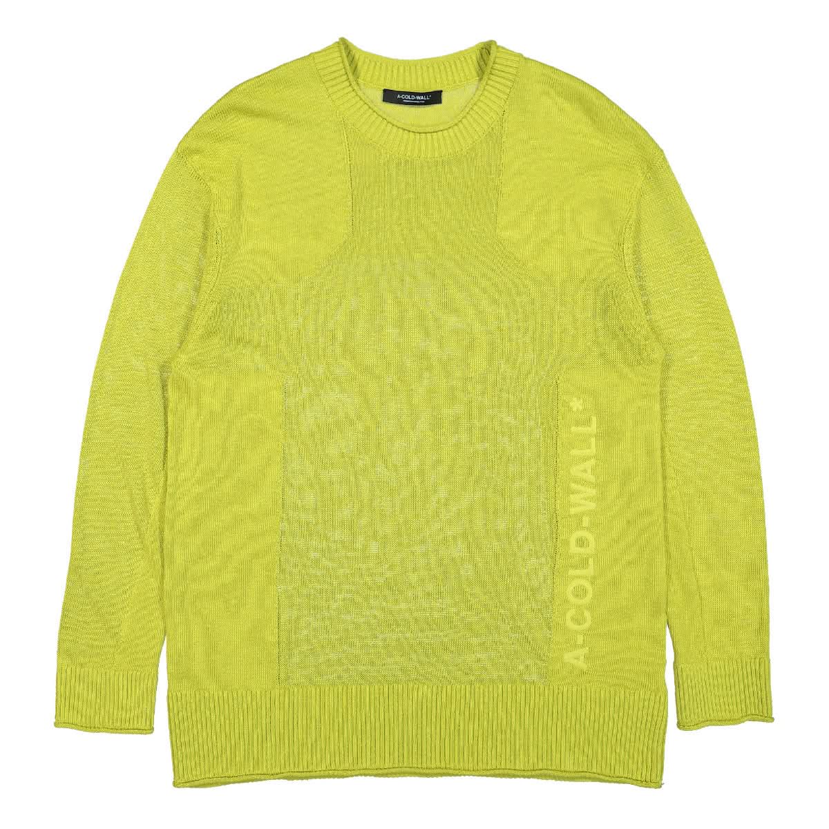A COLD WALL Transparency Crewneck Green Detail view 1 | Gate