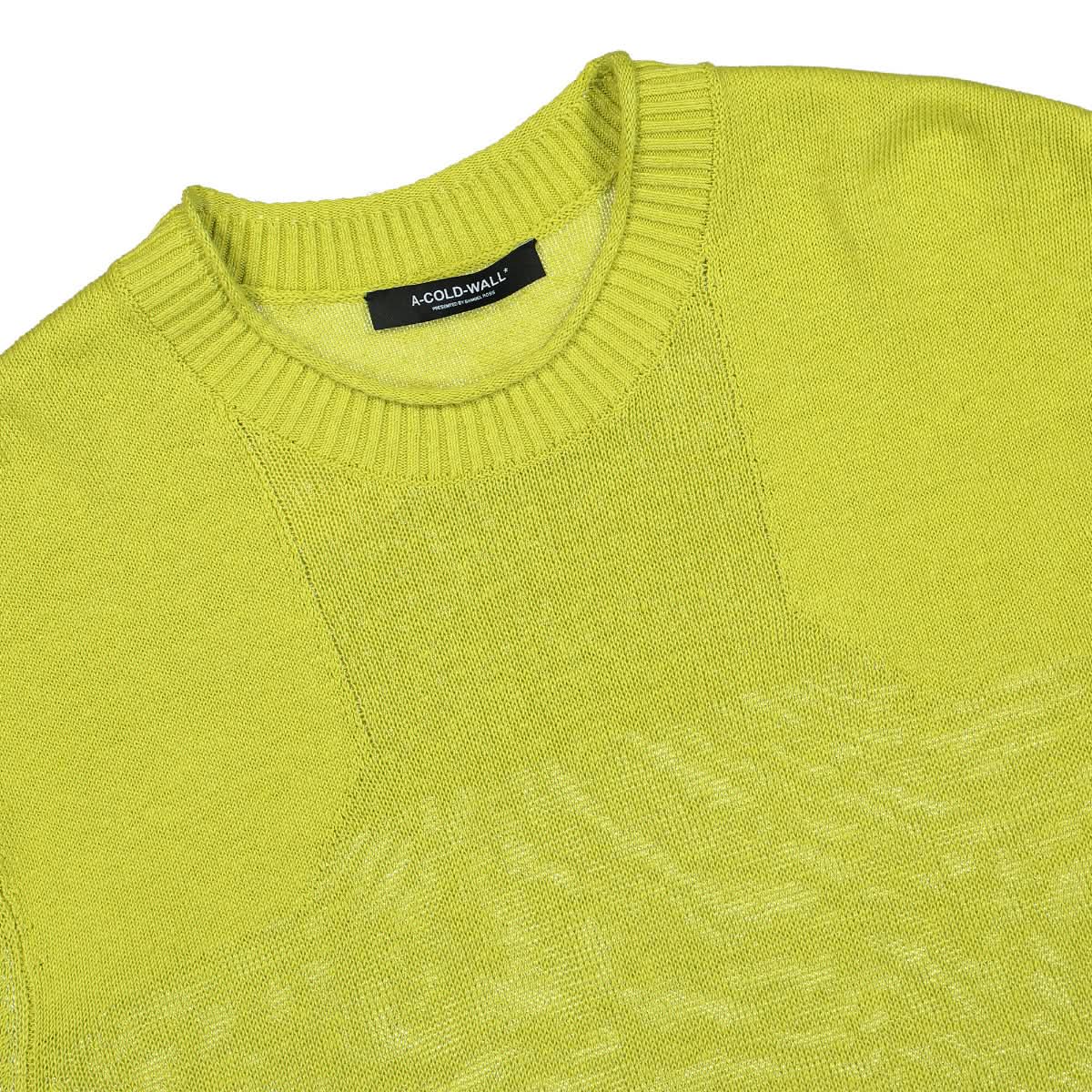 A COLD WALL Transparency Crewneck Green Detail view 3 | Gate